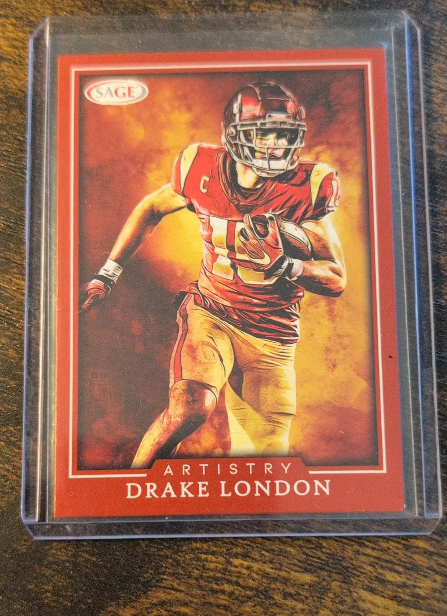 2022 SAGE Artistry Drake London #ART-DL2 USC Pre-Draft