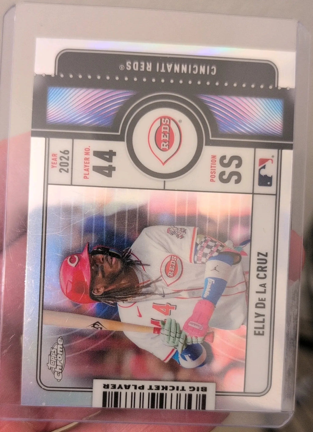 2026 Topps Chrome Big Ticket Player Elly De La Cruz #BTP-5 - Front