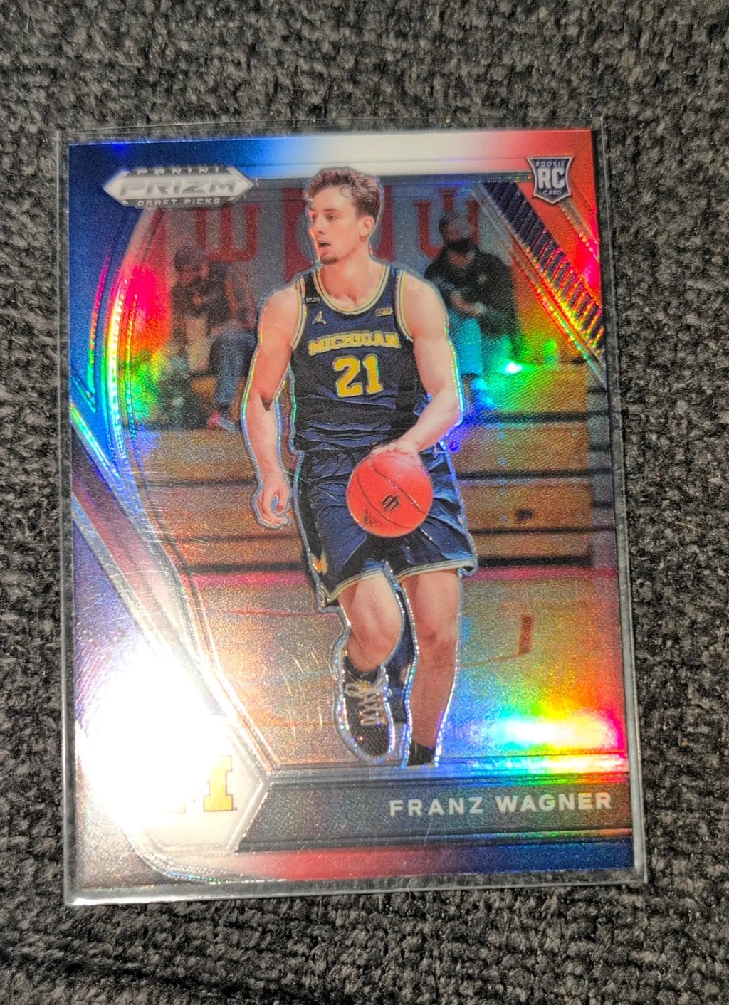 2021 Panini Prizm Draft Picks Silver Prizm RC Franz Wagner #9 - Front