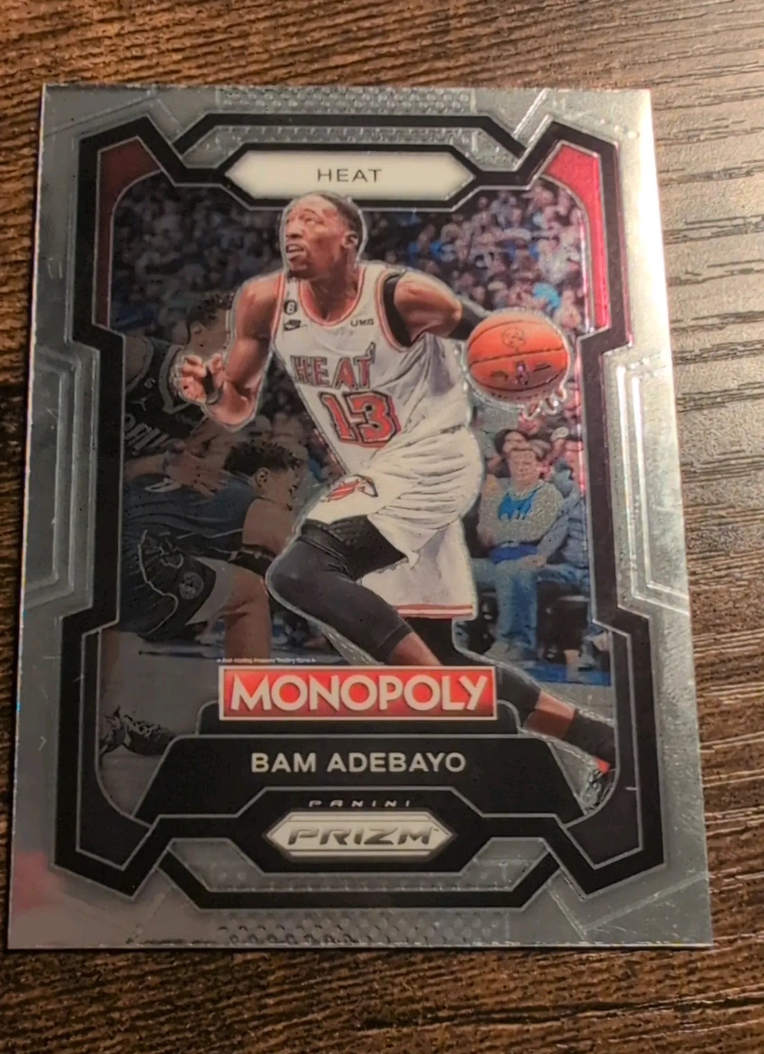 2023-24 Panini Prizm Monopoly Bam Adebayo #47 Back