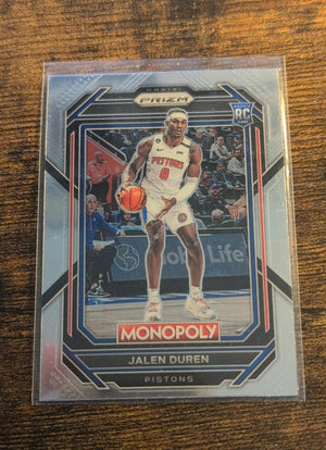 Jalen Duren 2022-23 Panini Prizm Monopoly RC #27 - Detroit Pistons