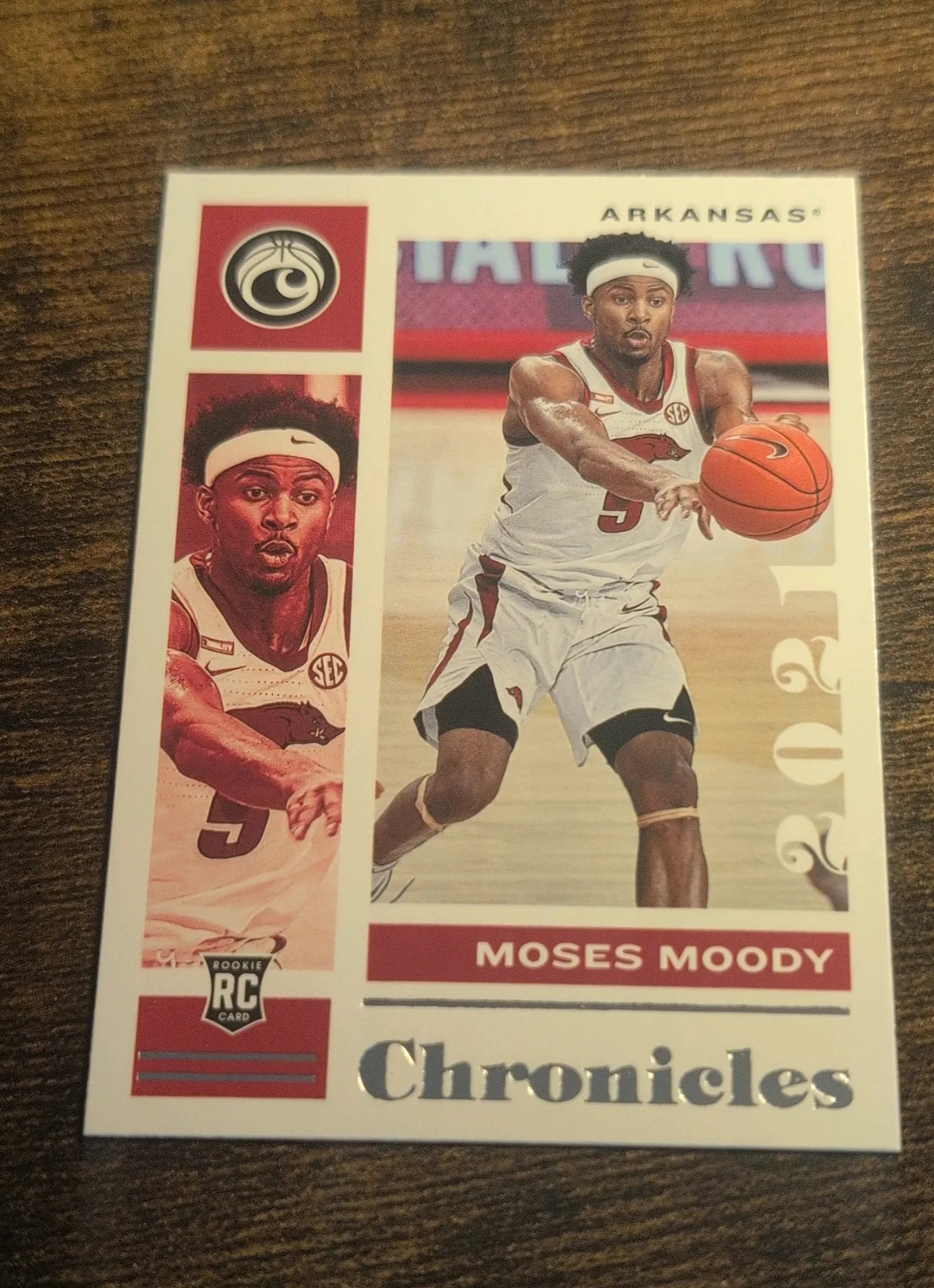 Moses Moody 2021 Panini Chronicles Draft Picks RC #11 Front