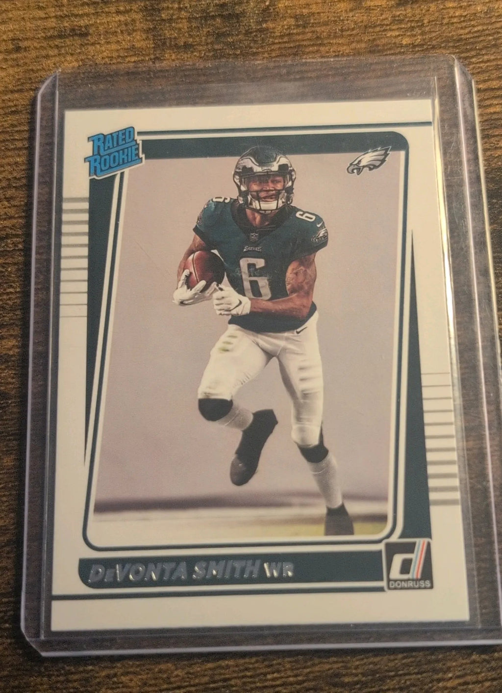 DeVonta Smith 2021 Panini Donruss Rated Rookie #301 Front