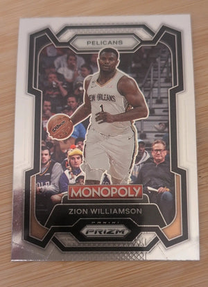 Zion Williamson 2023-24 Panini Prizm Monopoly #55 New Orleans Pelicans
