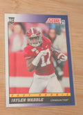 Jaylen Waddle 2021 Panini Score Rookie Card #TB7 Front - Near Mint
