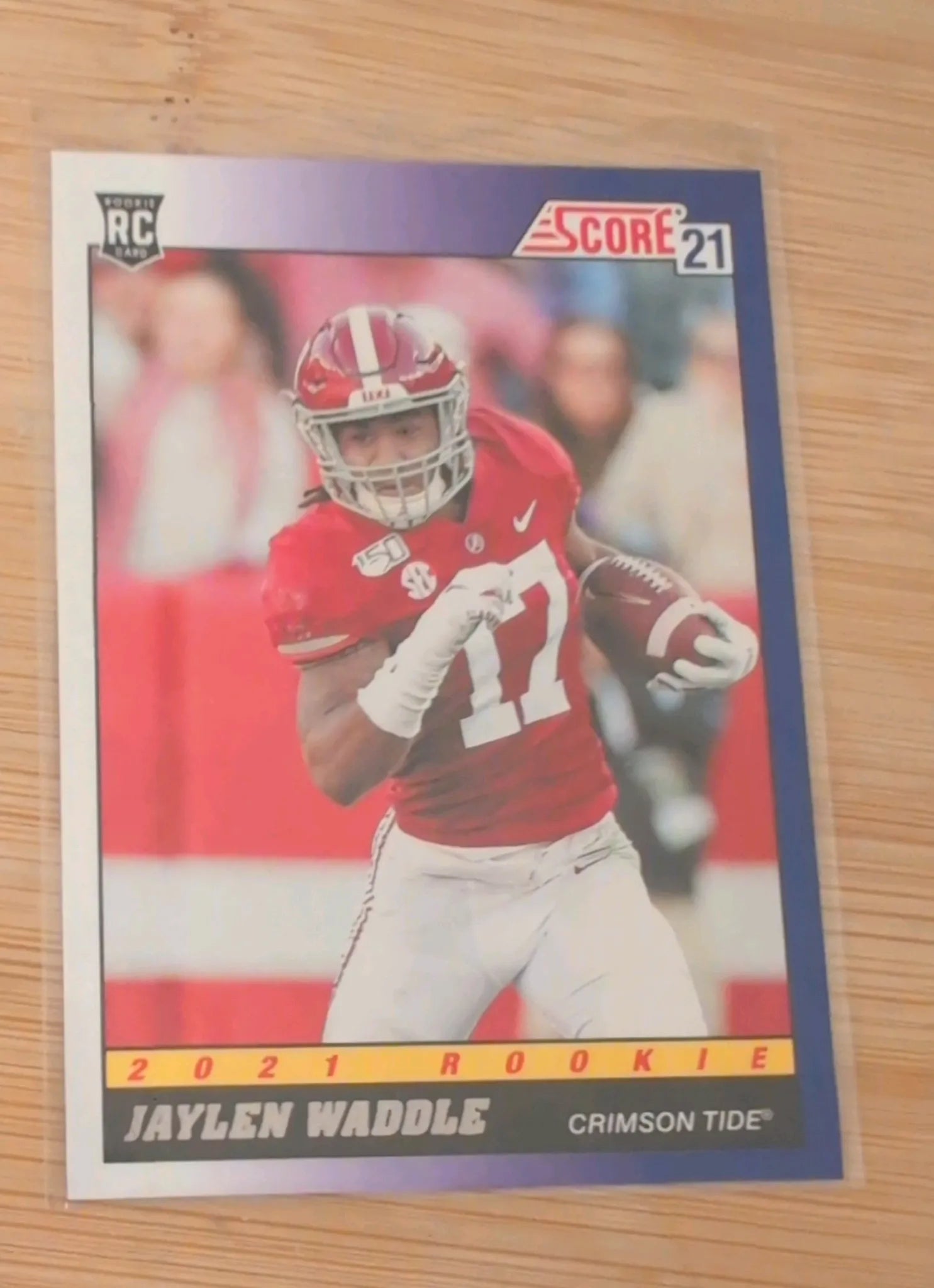 Jaylen Waddle 2021 Panini Score Rookie Card #TB7 Front - Near Mint