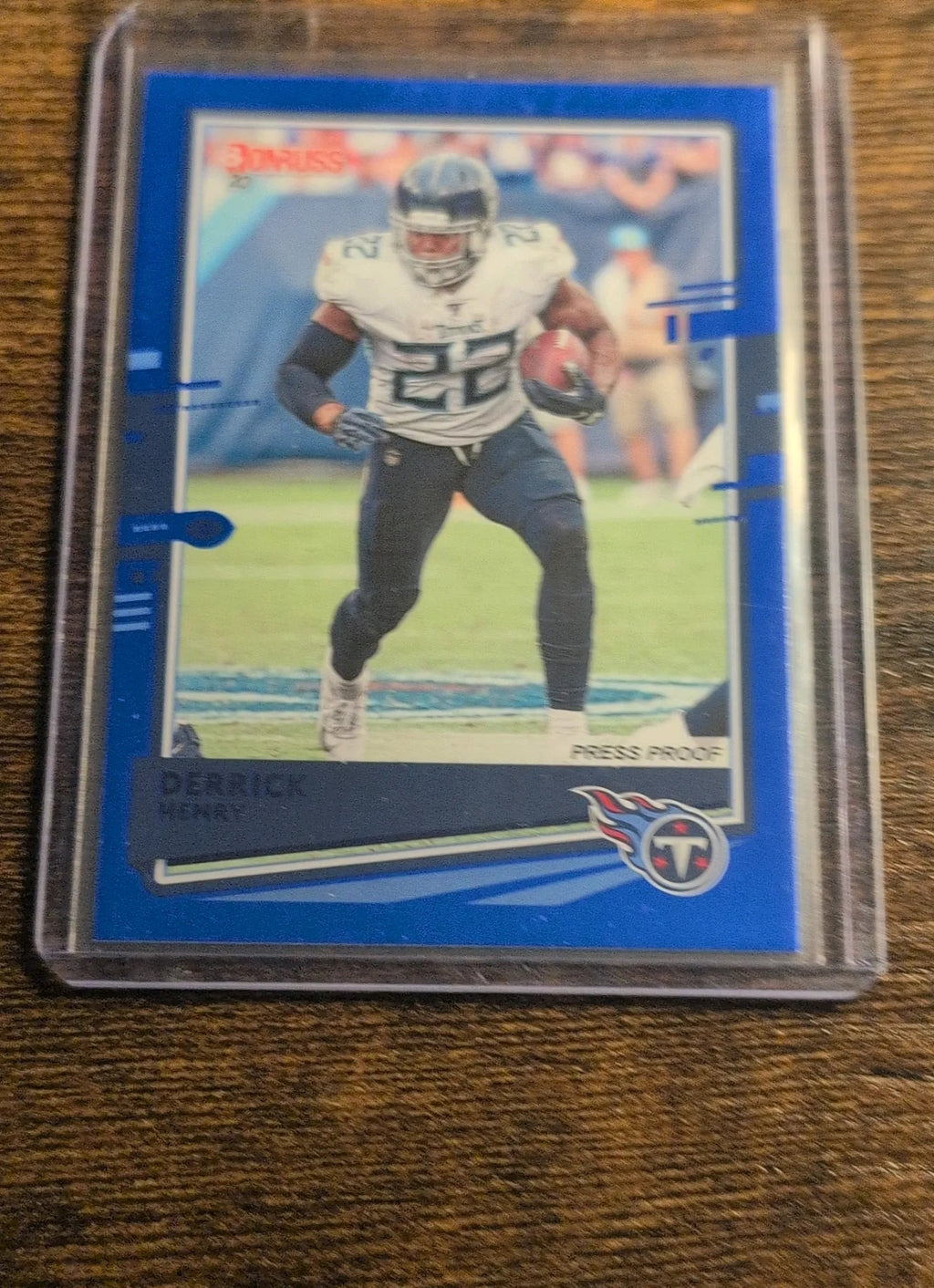 2020 Panini Donruss Derrick Henry Press Proof Blue #285 Front
