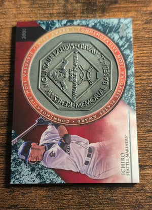 2017 Topps Update Ichiro Commemorative AL MVP Award Medallion - Raw NM