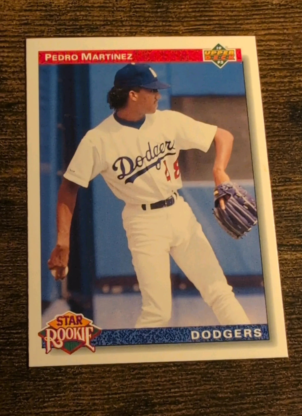 1992 Upper Deck Pedro Martinez #18 Star Rookie Front