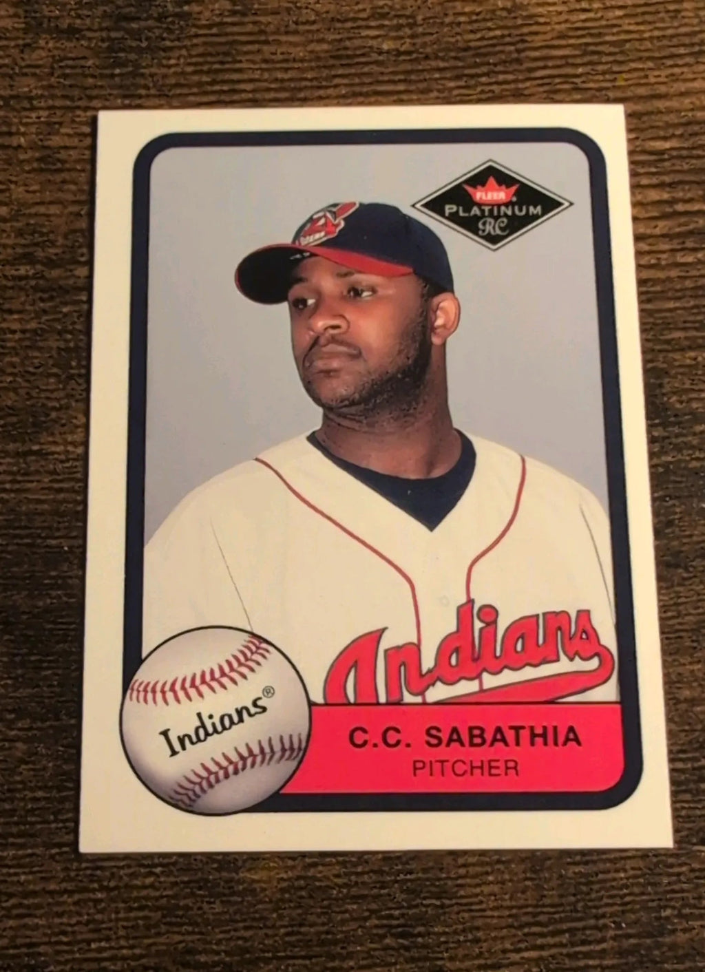 2001 Fleer Platinum RC C.C. Sabathia #319 Front