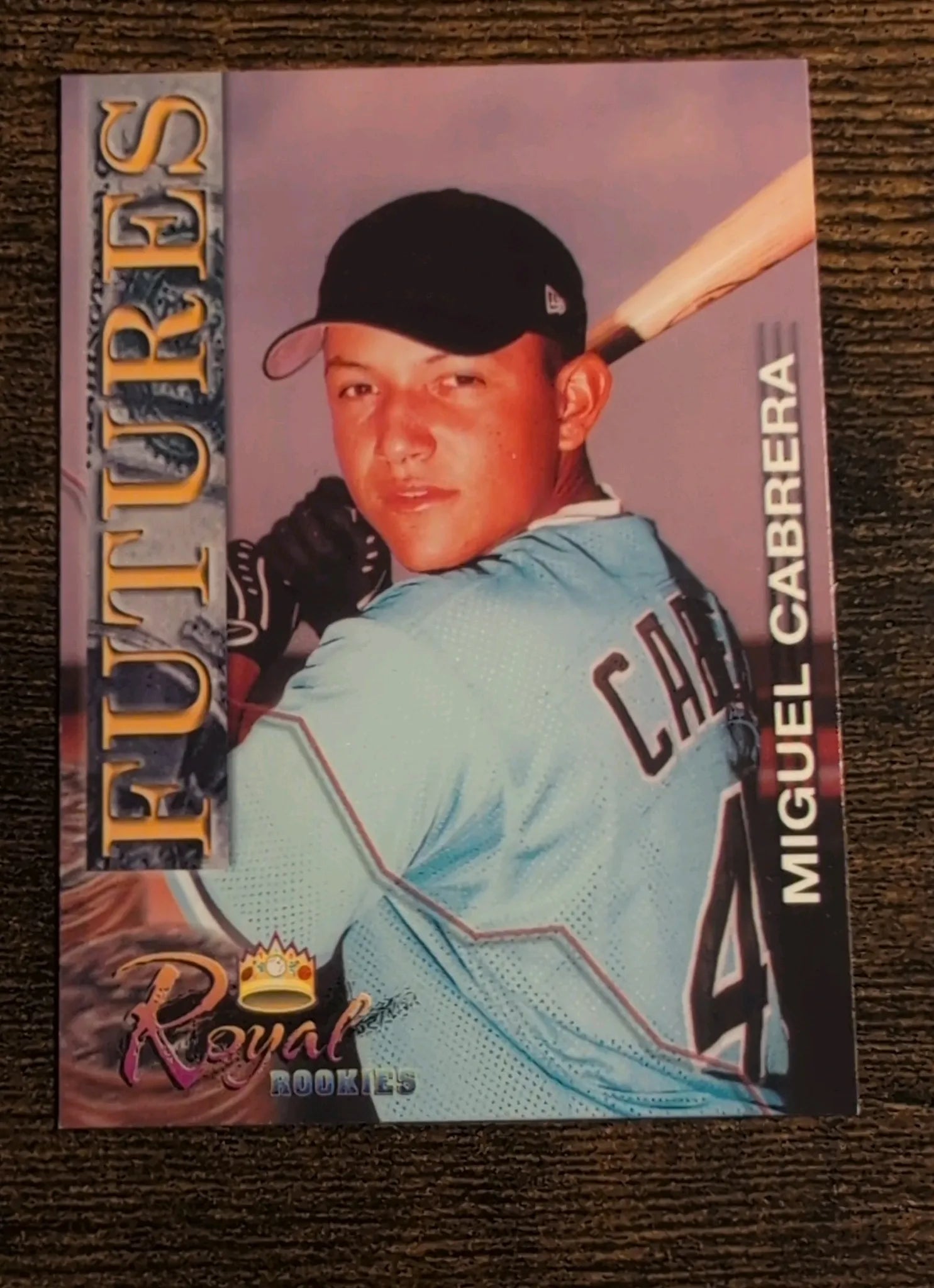 2001 Royal Rookies Futures Miguel Cabrera #16 Back