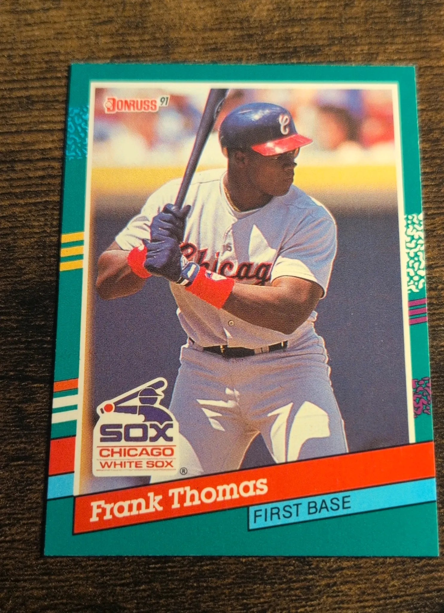 1991 Donruss Frank Thomas #477 Series 2 - Chicago White Sox - Raw NM