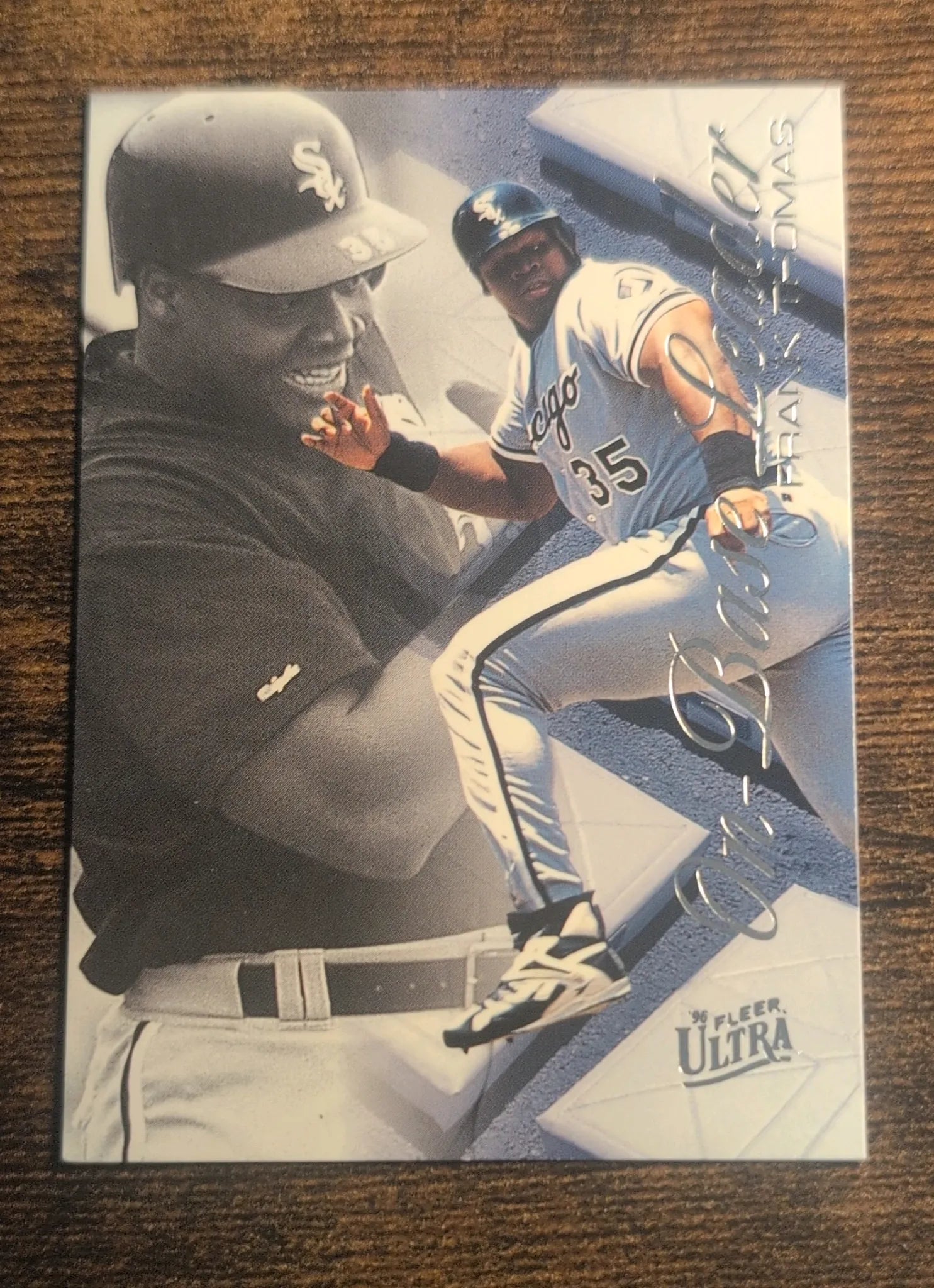 1996 Fleer Ultra Frank Thomas On-Base Leader #9/10 - Front