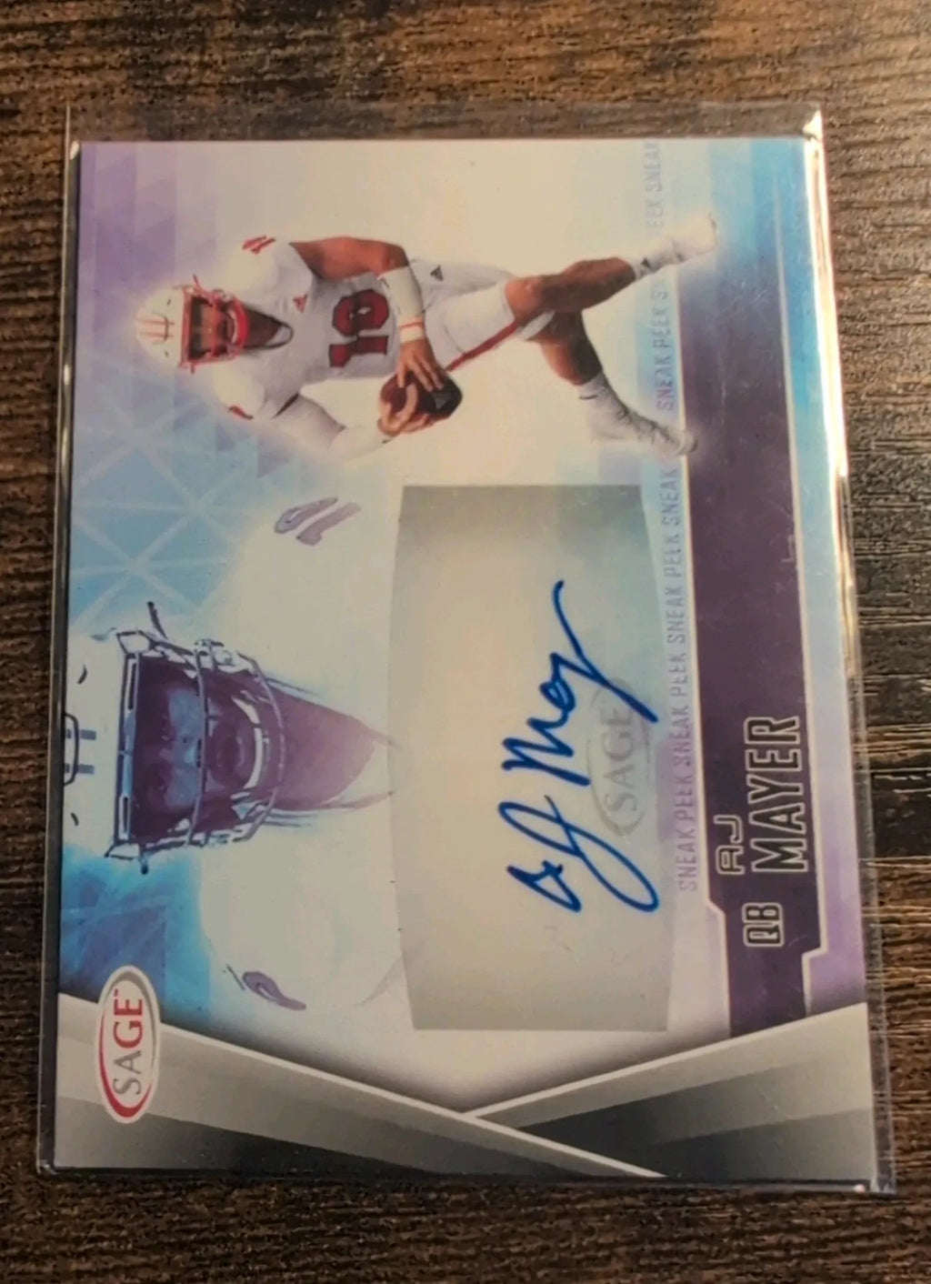 2022 SAGE Sneak Peek Autograph AJ Mayer #SPA-AJM - Front