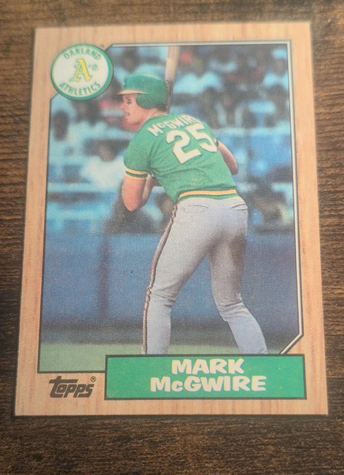 1987 Topps Mark McGwire #366 RC - Front