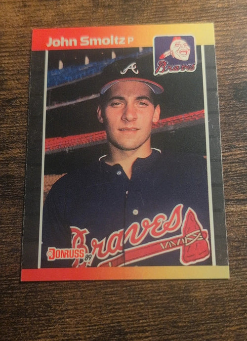 1989 Donruss John Smoltz #642 RC - Front