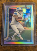 2025 Topps Chrome Jahmyr Gibbs #101 Refractor - Front