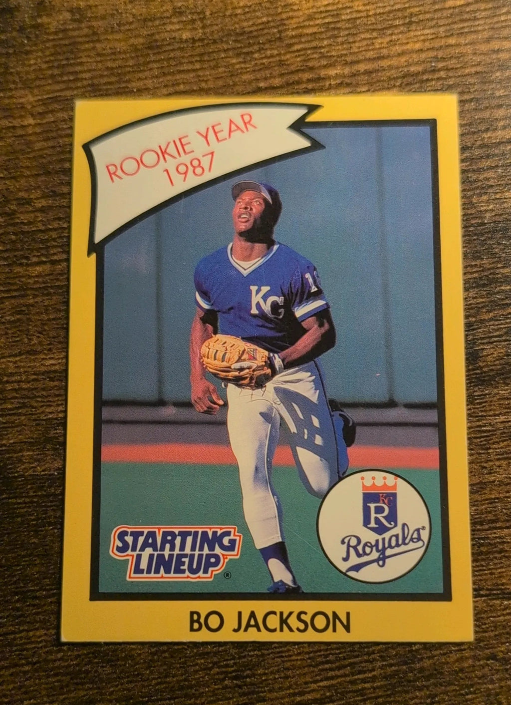 1989 Kenner Starting Lineup Bo Jackson Rookie Year 1987 Back