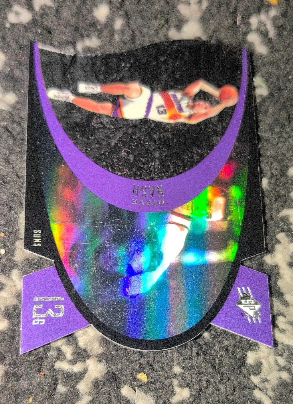1996-97 Upper Deck SPx Steve Nash #SPX38 - Front Holographic Die-Cut