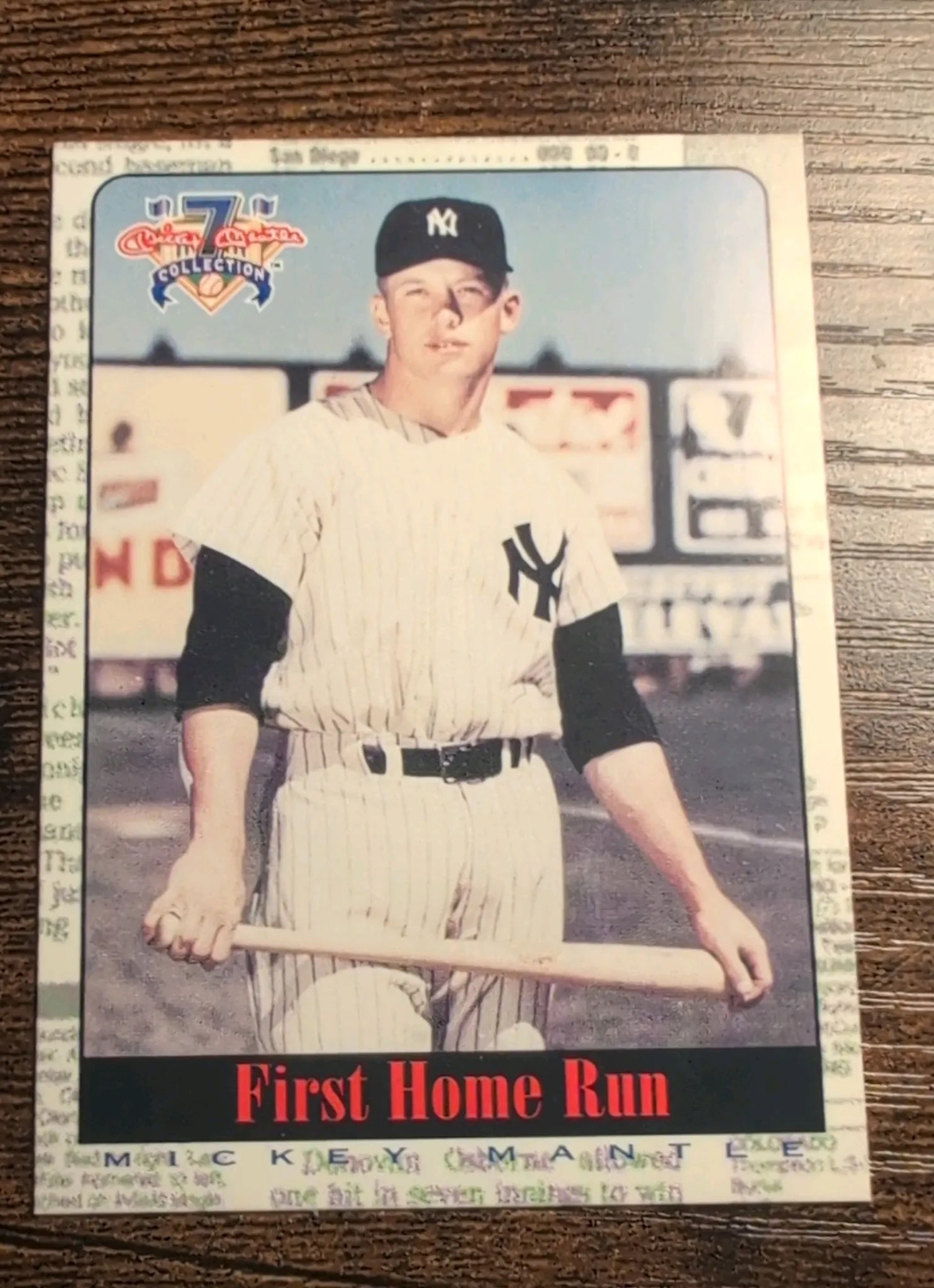 1997 Cooperstown Collection Mickey Mantle First Home Run #39 - Front