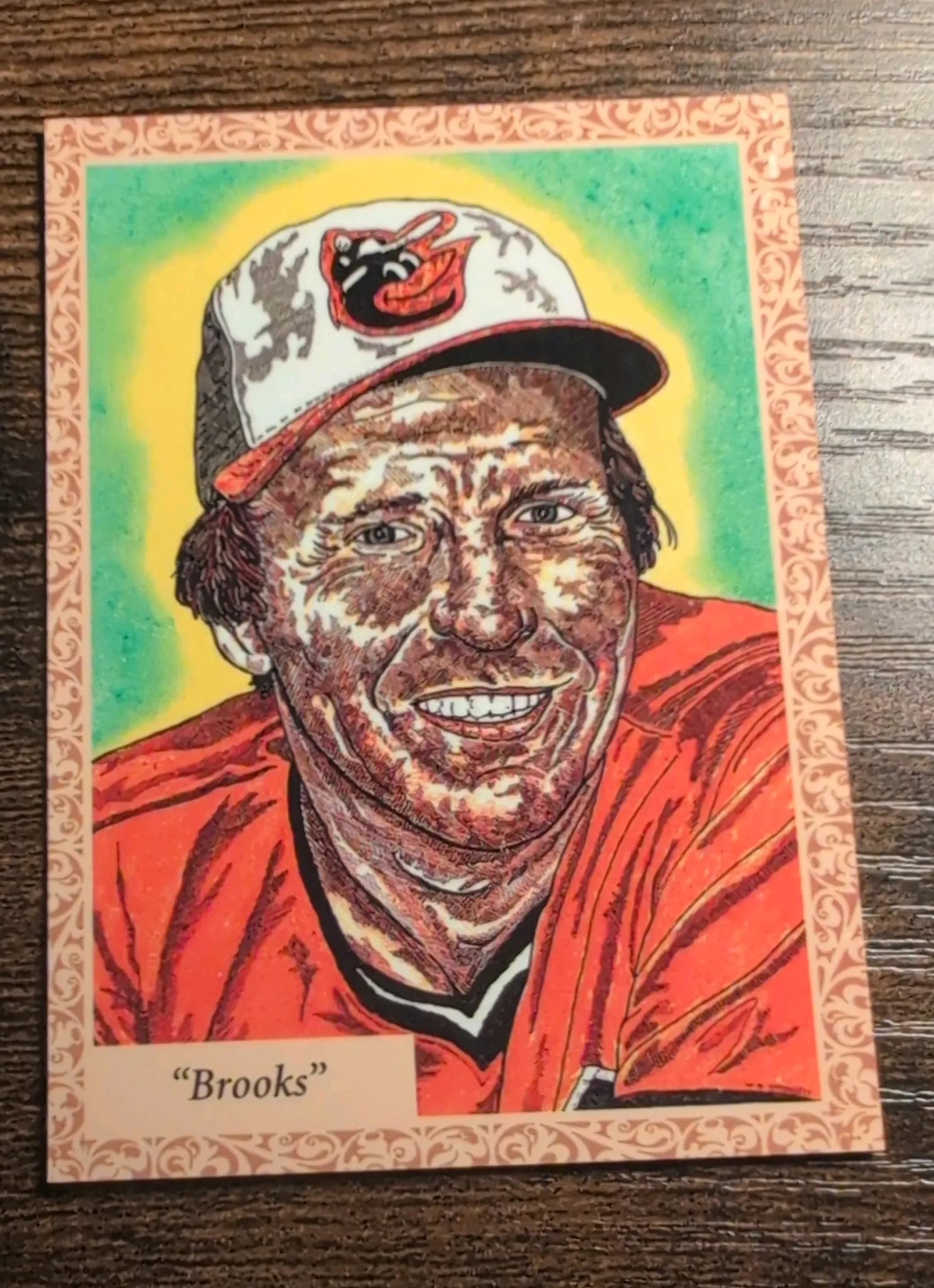 1998 Fleer Sports Illustrated Brooks Robinson Art Gallery #4 of 8 AG - Front