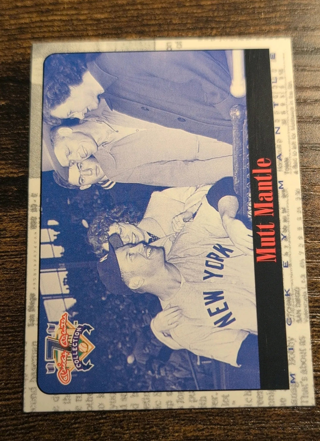 1997 Cooperstown Collection Mickey Mantle Mutt Mantle #32 - Front