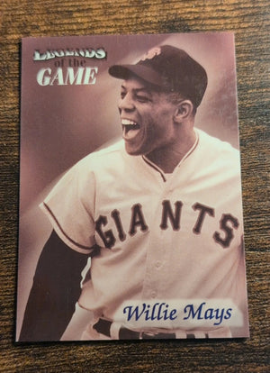 1998 Fleer Sports Illustrated Willie Mays Legends of the Game #20