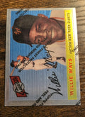 1995 Topps Finest Willie Mays #194 New York Giants - Front (Protector Intact)