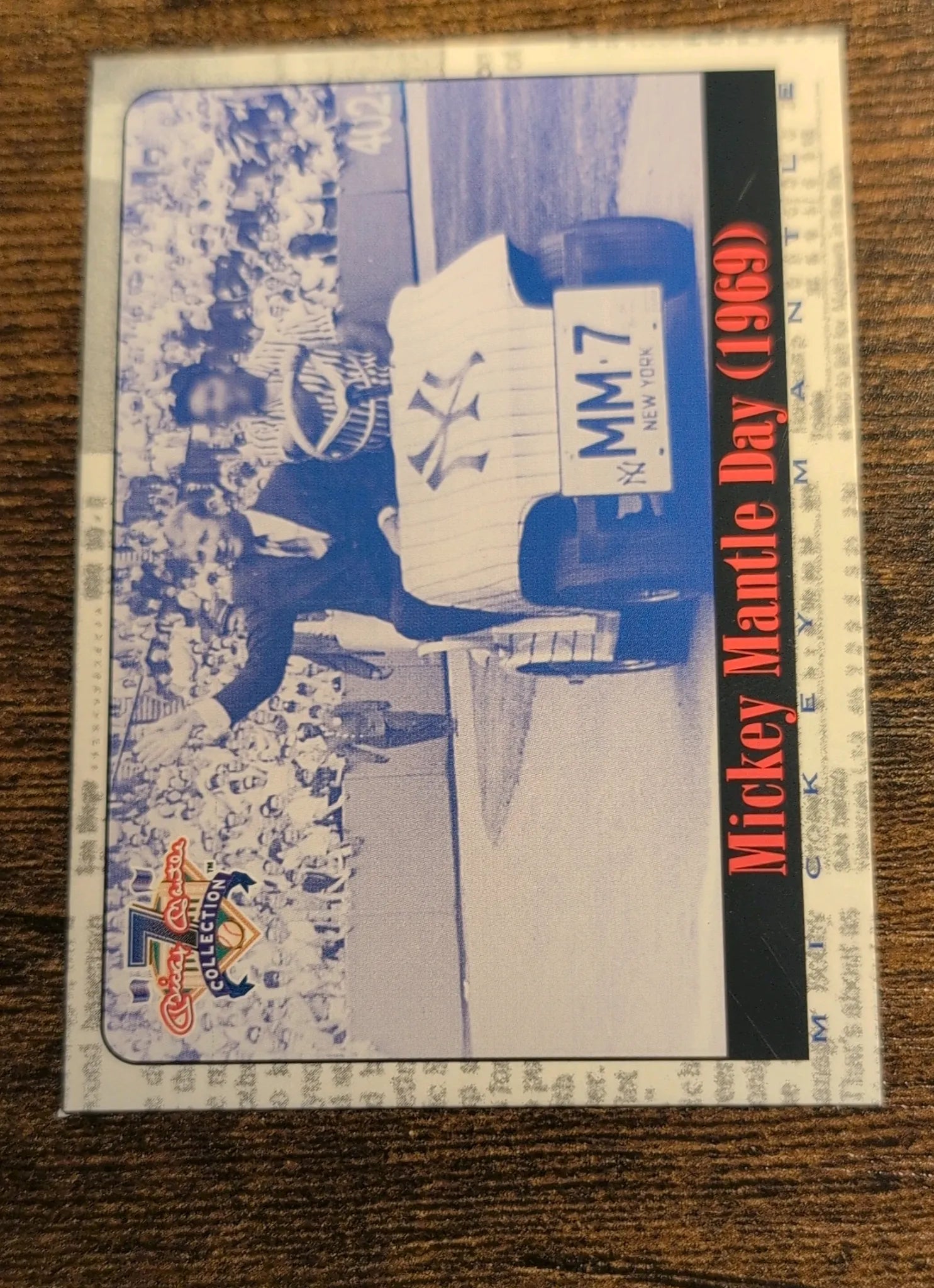 1997 Cooperstown Collection #72 Mickey Mantle Day 1969 - Front