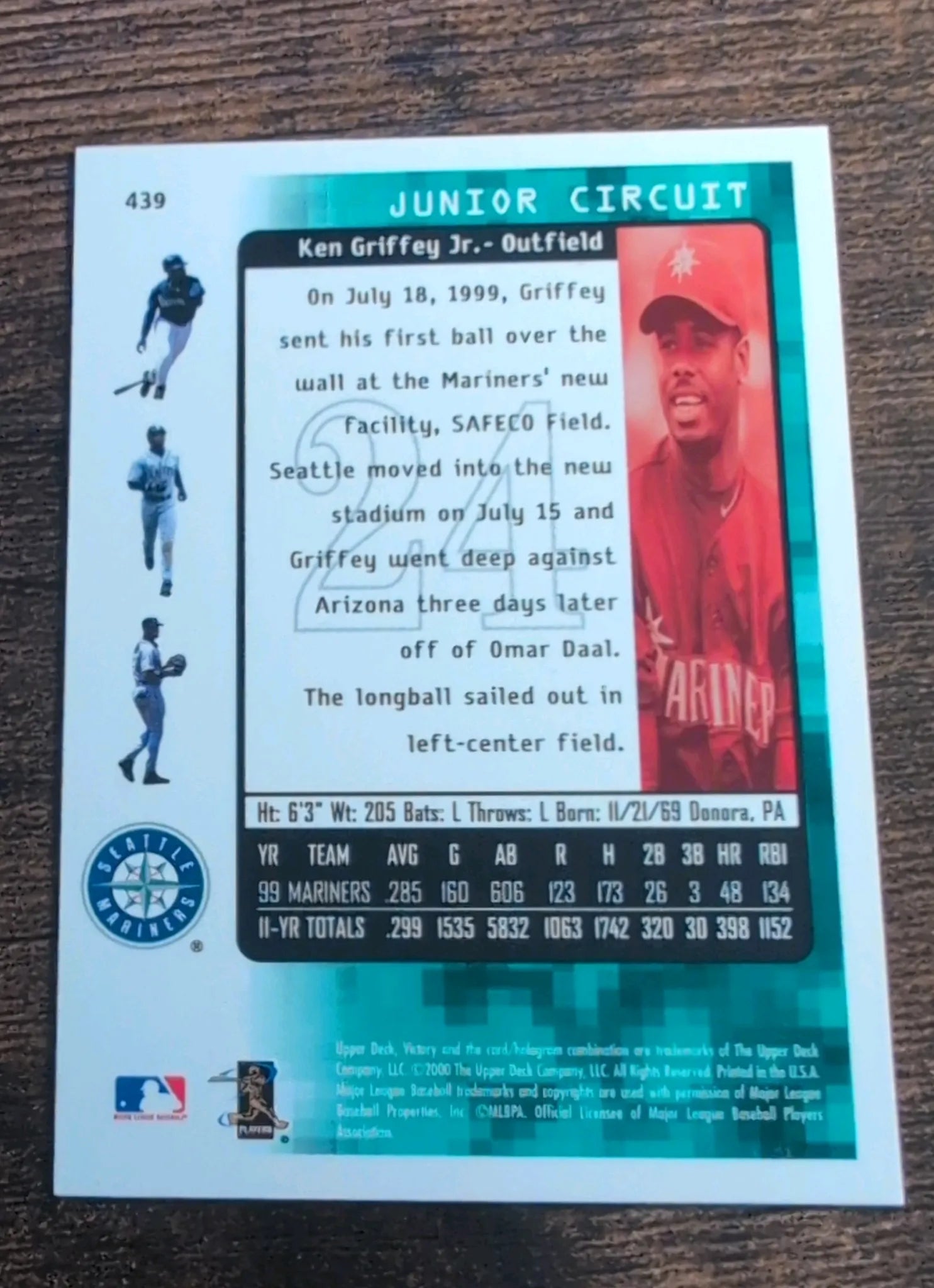 Ken Griffey Jr. Upper Deck Junior Circuit #439