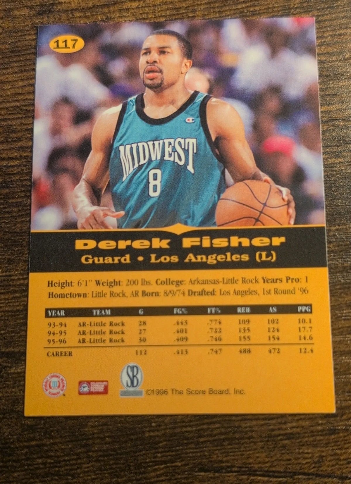 1996–97 Hoops Derek Fisher #117
