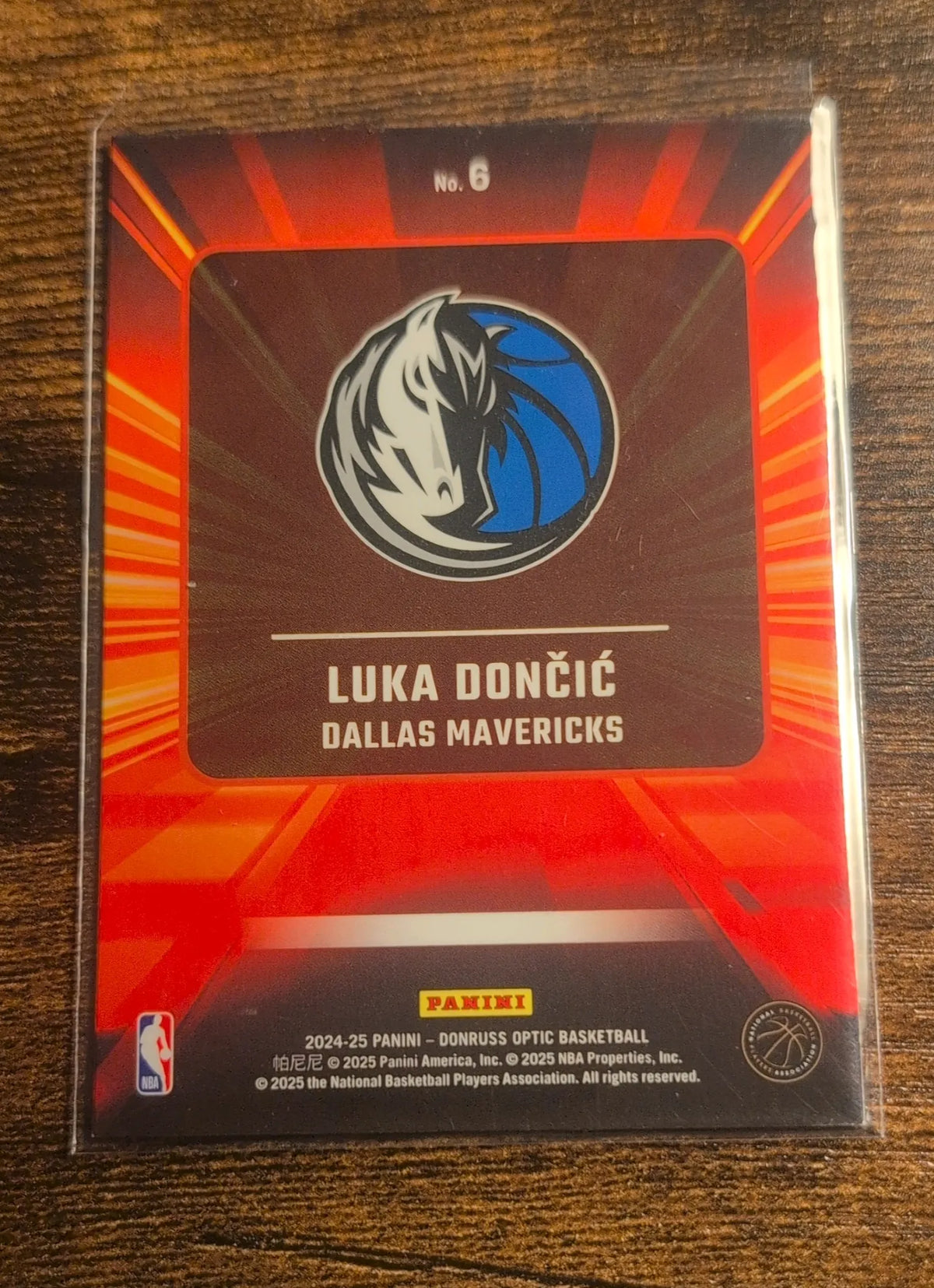 2024-25 Panini Donruss Optic Luka Doncic Express Lane #6