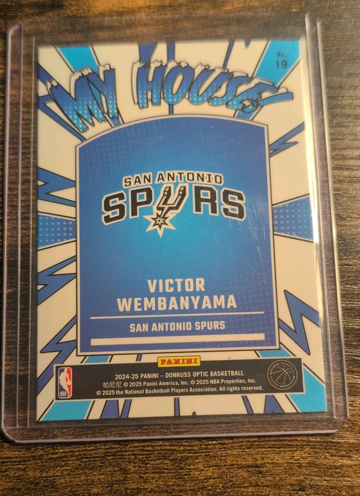 2024–25 Panini Donruss Optic Victor Wembanyama My House! #MH-19