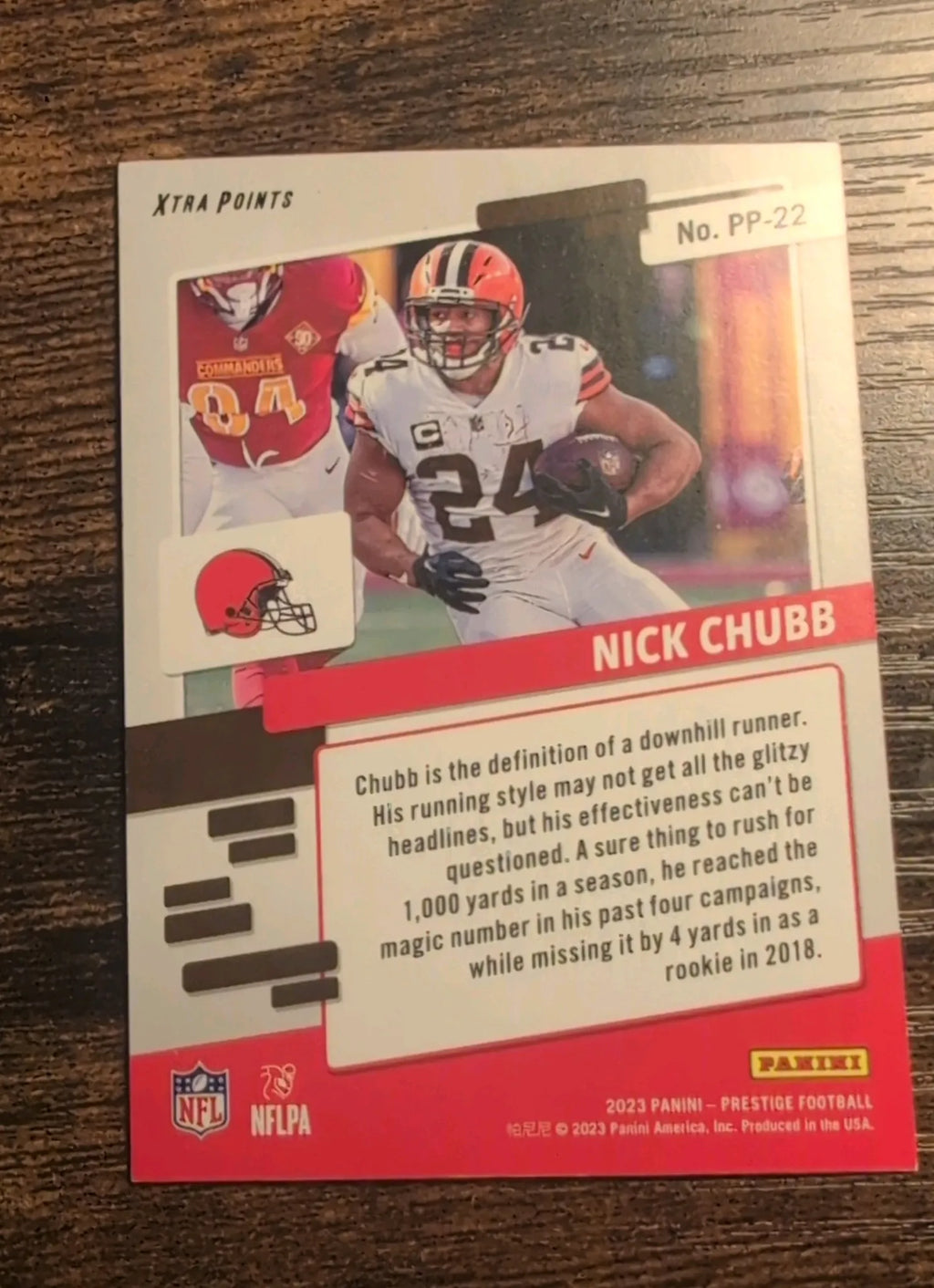 2023 Panini Prestige Nick Chubb Prestigious Pros #PP-22 162/399