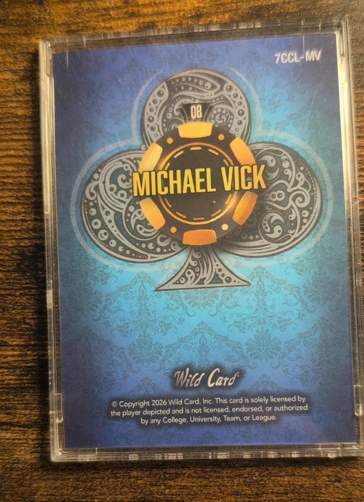 2026 Wild Card 7 Card Stud Michael Vick #7CCL-MV 3/4