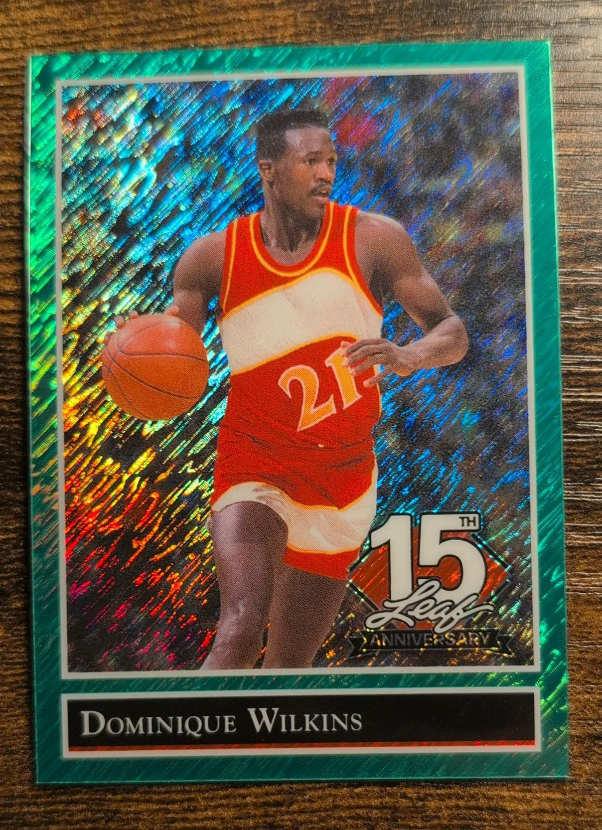 2025 Leaf 15th Anniversary Gold Leaf Stars Dominique Wilkins #92B-44 5/6