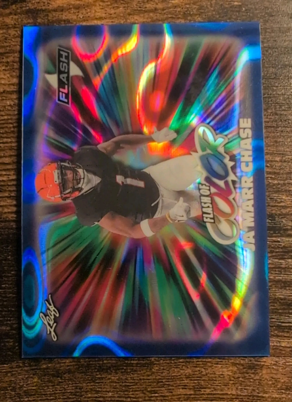 2025 Leaf Flash Ja’Marr Chase Flash of Color #FCB-24 1/1