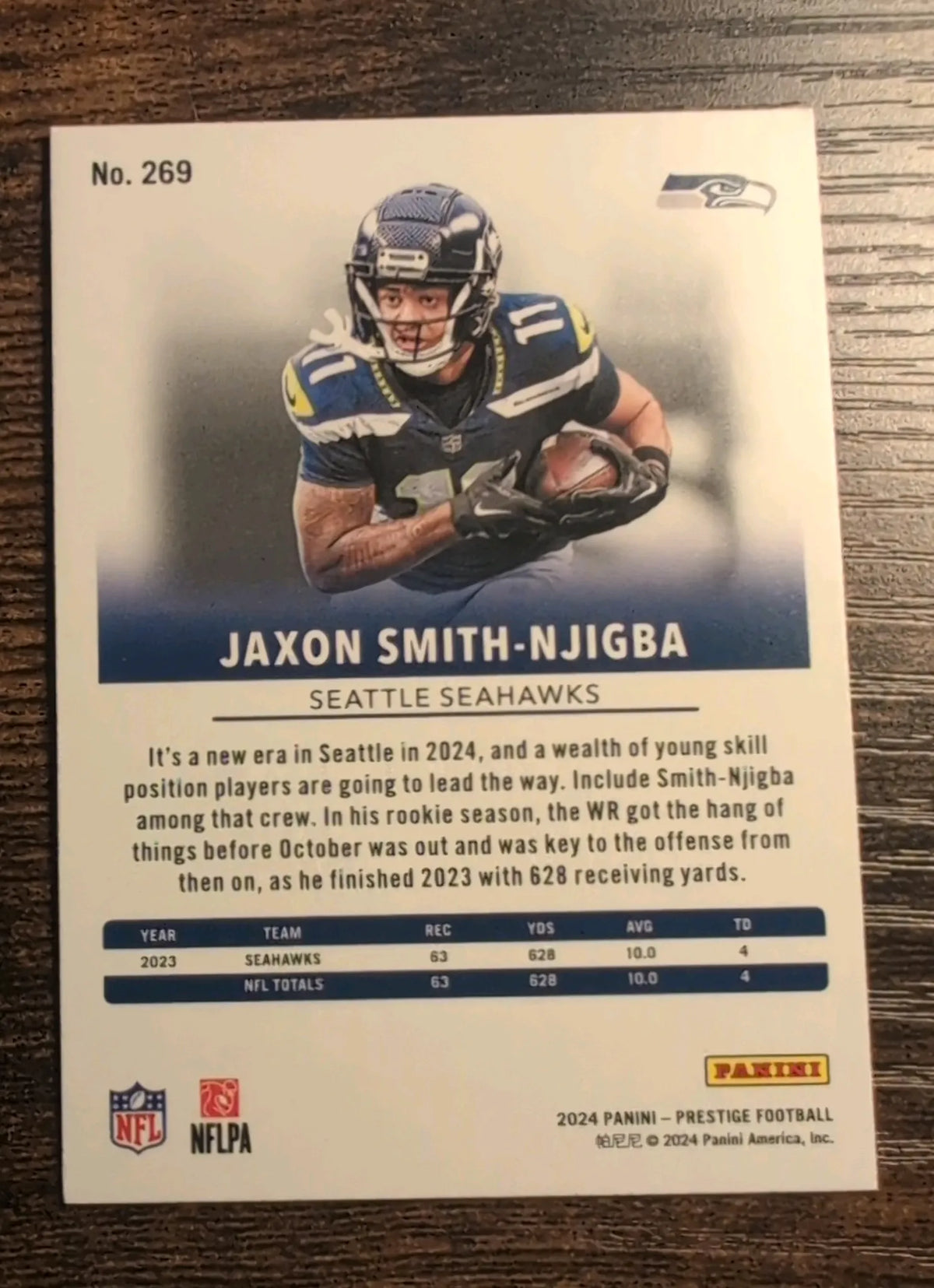 2024 Panini Prestige Jaxon Smith-Njigba #269 Xtra Points Premium