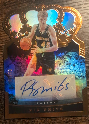 2020–21 Panini Crown Royale Rik Smits Crown Autographs #CA-RKS 58/99
