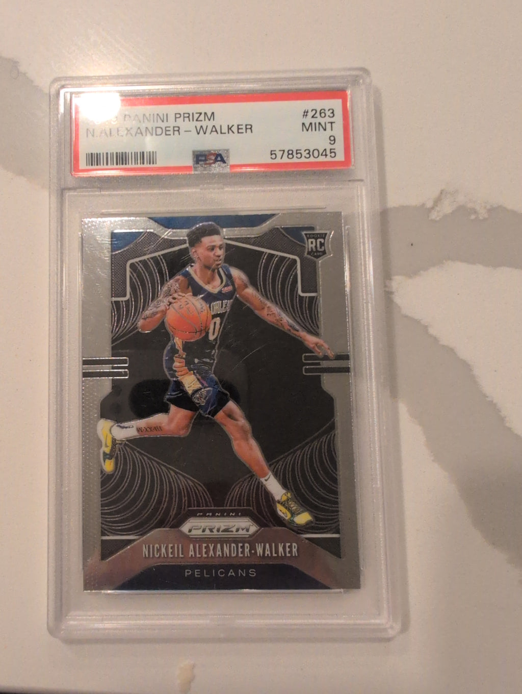 2019-20 Panini Prizm #263 Nickeil Alexander-Walker PSA 9 - Front