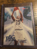 1996 NBA Hoops Shaquille O'Neal The Big Finish #183 - Front
