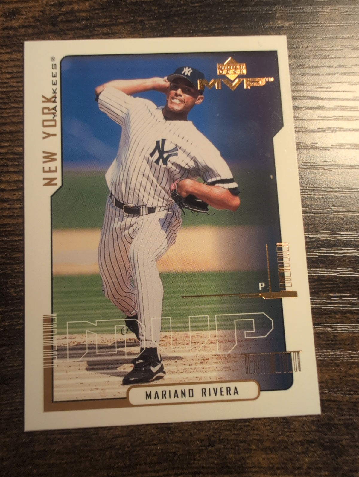 Mariano Rivera baseball card in Closing Time five-card lot