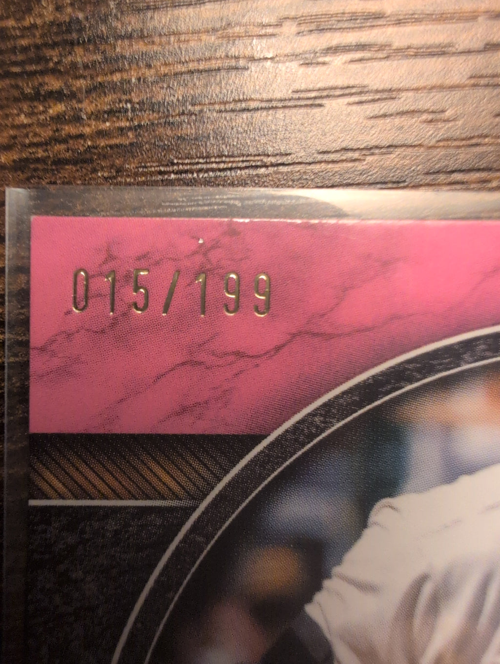 Barry Bonds serial stamp close-up 015/199