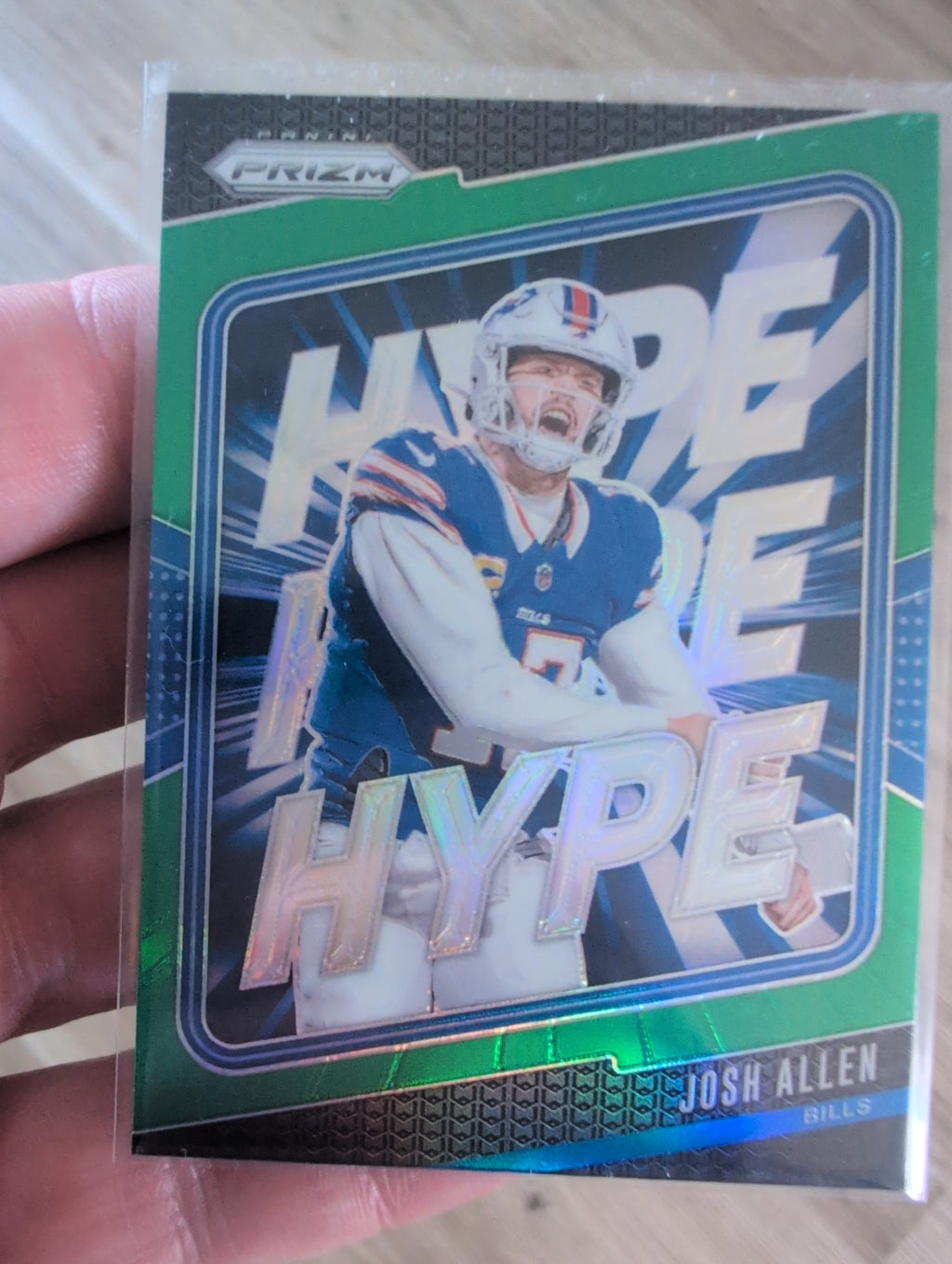 2024 Panini Prizm Josh Allen Hype #13 Green Prizm