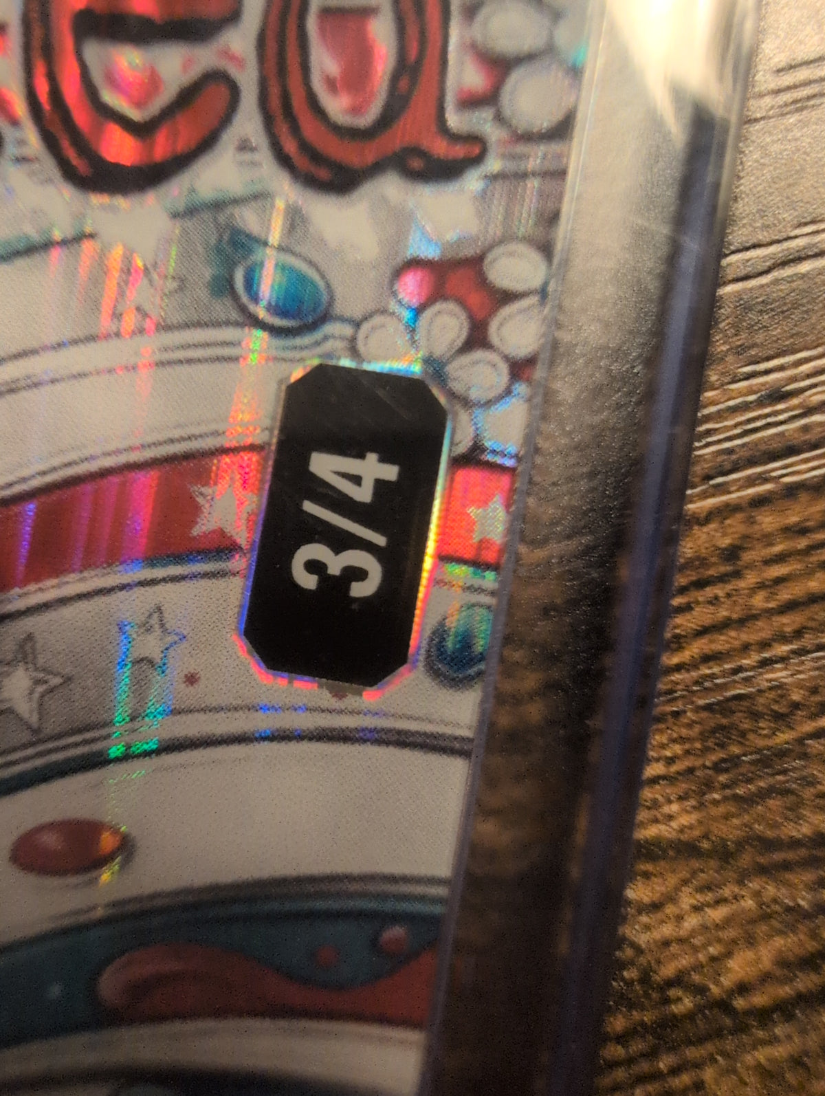 George Pickens Psyched serial-number close-up 3/4