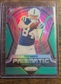 2025 Panini Prizm Prizmatic Entrances #15 Tyler Warren RC - Green Prizm
