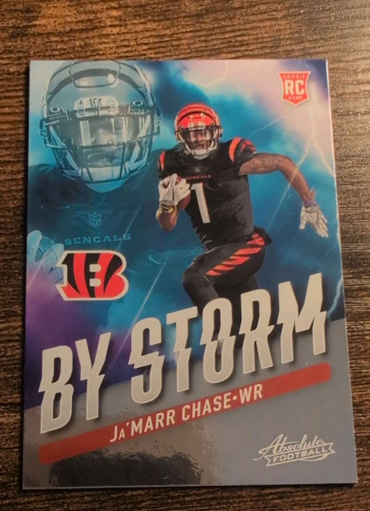 2021 Panini Absolute By Storm Ja'Marr Chase RC #BST-5 - Raw NM