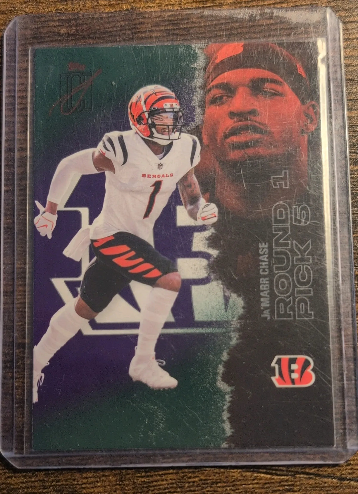 2025 Topps Ja'Marr Chase Round Pick #12