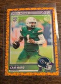 2025 Panini Score Cam Ward Rookie #13 Halloween Orange Parallel