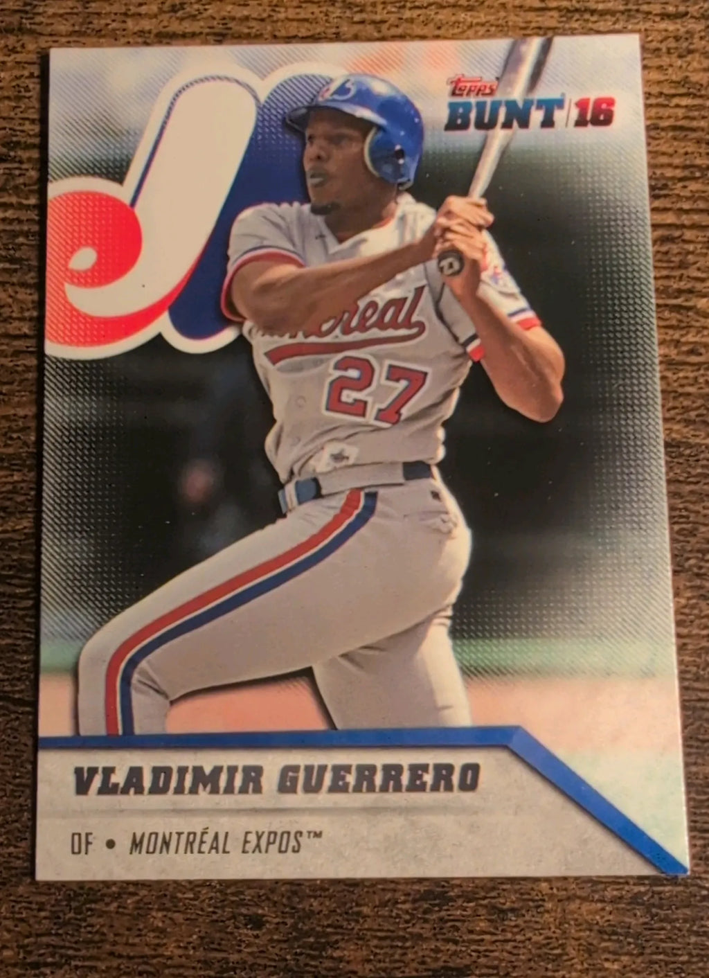 2016 Topps Bunt 16 Vladimir Guerrero #91 Montreal Expos Raw NM